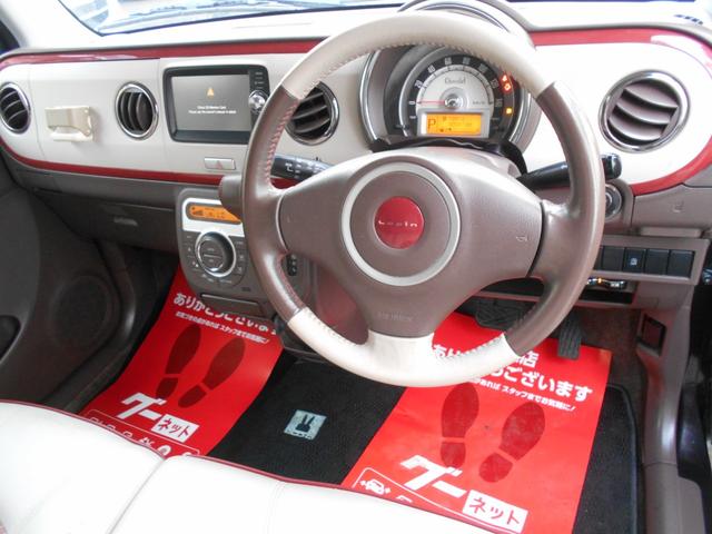 アルトラパンショコラ Ｘ　新品ワンセグ付ナビ　バックカメラ　新品ドラレコ　スマートキー　プッシュスタート　ＥＴＣ　ウィンカーミラー　電動格納ミラー　オートエアコン　純正ＨＩＤ　純正アルミ　チェーンベルト（17枚目）