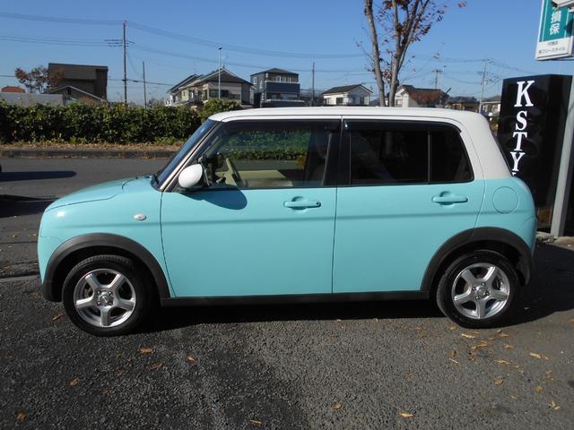 アルトラパン S 純正ナビ フルセグTV 全方位モニター Bカメラ DVD再生 ブルートゥース 新品ドラレコ レーダーブレーキサポート シートヒーター スマートキー プッシュスタート ETC 社外アルミ チェーンベルト(11枚目)