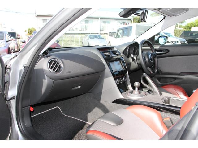 RX-8 スピリットR SDナビフルセグTV/ブルートゥース/バックモニター/ケンウッドツィーター/ケンウッドミラー型前後ドライブレコーダー/リアフォグランプ/フジツボマフラー/純正RECAROシート/車高調(15枚目)