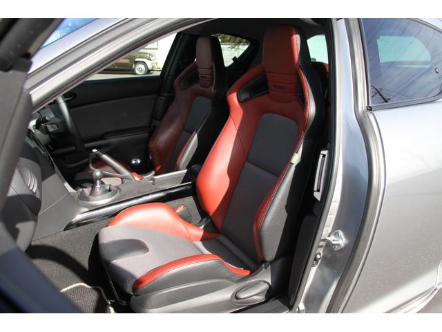RX-8 スピリットR SDナビフルセグTV/ブルートゥース/バックモニター/ケンウッドツィーター/ケンウッドミラー型前後ドライブレコーダー/リアフォグランプ/フジツボマフラー/純正RECAROシート/車高調(16枚目)