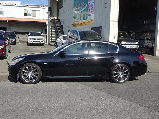 350GT タイプS 純正HDDナビ DVD再生 Mサーバー ローダウン 社外19アルミ バック&サイドカメラ パドルシフト 黒ハーフレザー キセノン フォグランプ インテリキー ETC VDC フロントパワーシート(20枚目)