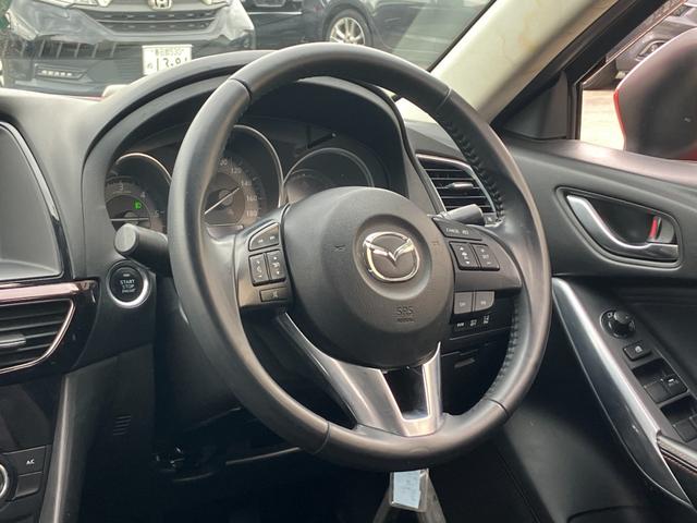 アテンザセダン XD Lパッケージ ディーゼルターボ 6速MT BOSE音響 黒革 衝突軽減ブレーキ レーダークルーズ フリップダウンモニター 社外メモリーナビ CD/DVD再生 Bカメラ トランクスルー スマートキー 純正19アルミ(17枚目)