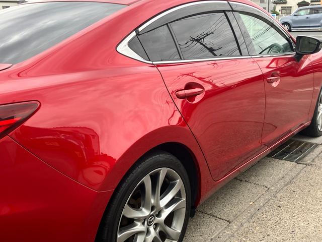 アテンザセダン XD Lパッケージ ディーゼルターボ 6速MT BOSE音響 黒革 衝突軽減ブレーキ レーダークルーズ フリップダウンモニター 社外メモリーナビ CD/DVD再生 Bカメラ トランクスルー スマートキー 純正19アルミ(29枚目)