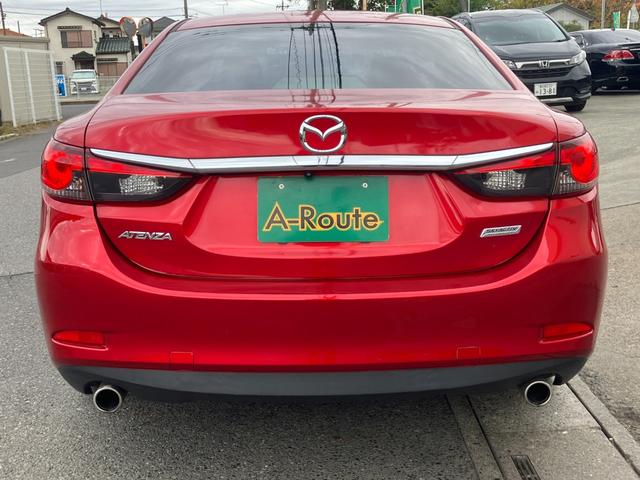 アテンザセダン XD Lパッケージ ディーゼルターボ 6速MT BOSE音響 黒革 衝突軽減ブレーキ レーダークルーズ フリップダウンモニター 社外メモリーナビ CD/DVD再生 Bカメラ トランクスルー スマートキー 純正19アルミ(31枚目)