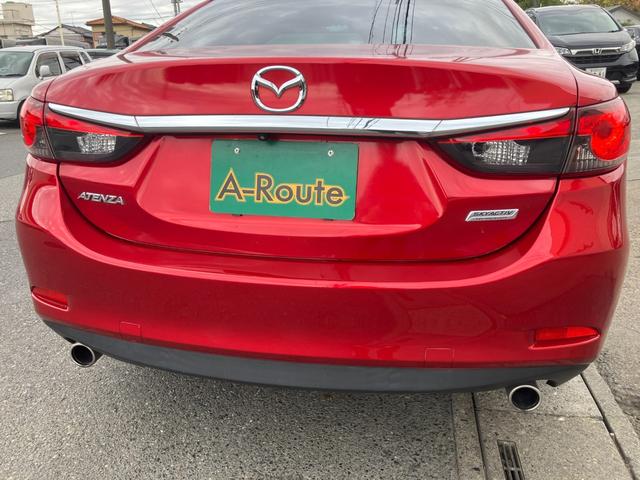 アテンザセダン XD Lパッケージ ディーゼルターボ 6速MT BOSE音響 黒革 衝突軽減ブレーキ レーダークルーズ フリップダウンモニター 社外メモリーナビ CD/DVD再生 Bカメラ トランクスルー スマートキー 純正19アルミ(40枚目)