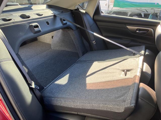 ティアナ XV ナビAVMパッケージ 黒革 サンルーフ 衝突軽減ブレーキ クルコン 全方位カメラ 助手席電動オットマン シートベンチレーション 地デジTV Bluetooth接続 純正メモリーナビ CD/DVD再生 ドラレコ 純正17AW(61枚目)