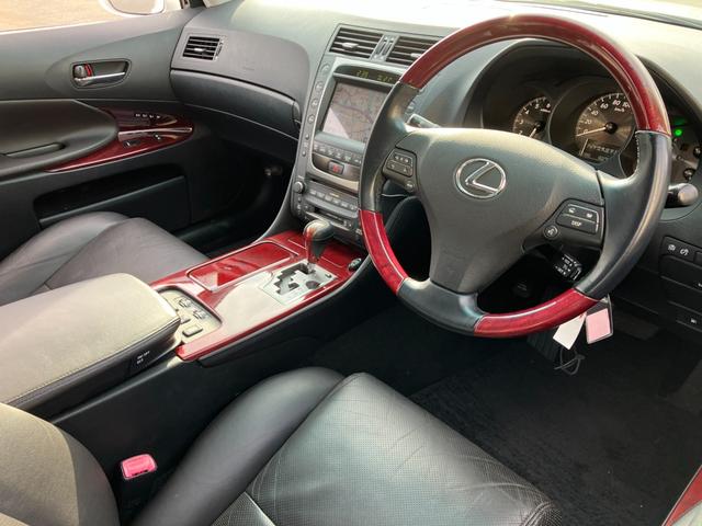ＧＳ ＧＳ３５０　後期型　黒革　サンルーフ　シートベンチレーション　純正ＨＤＤナビ　ＣＤ　音楽録音　バックカメラ　スマートキー　ウッドコンビハンドル　ＡＦＳ　ＨＩＤ　フォグ　オートライト　リアスモーク施工　純正１８ＡＷ（49枚目）