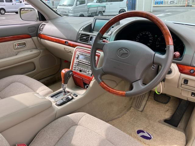 プログレ ＮＣ２５０　ウォールナットパッケージ　前期型　直６／１ＪＺ－ＧＥエンジン　本木パネル　ウッドコンビハンドル　キーレス　純正ＤＶＤナビ　ハーフシートカバー　純正アナログクロック　パワーシート　左右独立Ａ／Ｃ　電動ステアチルト　純正１５アルミ（46枚目）