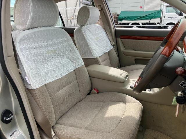 プログレ ＮＣ２５０　ウォールナットパッケージ　前期型　直６／１ＪＺ－ＧＥエンジン　本木パネル　ウッドコンビハンドル　キーレス　純正ＤＶＤナビ　ハーフシートカバー　純正アナログクロック　パワーシート　左右独立Ａ／Ｃ　電動ステアチルト　純正１５アルミ（50枚目）