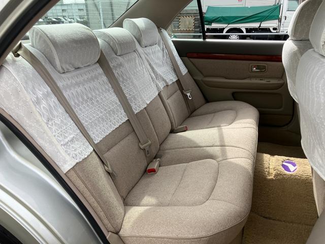 プログレ ＮＣ２５０　ウォールナットパッケージ　前期型　直６／１ＪＺ－ＧＥエンジン　本木パネル　ウッドコンビハンドル　キーレス　純正ＤＶＤナビ　ハーフシートカバー　純正アナログクロック　パワーシート　左右独立Ａ／Ｃ　電動ステアチルト　純正１５アルミ（54枚目）