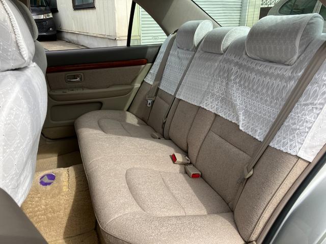 プログレ ＮＣ２５０　ウォールナットパッケージ　前期型　直６／１ＪＺ－ＧＥエンジン　本木パネル　ウッドコンビハンドル　キーレス　純正ＤＶＤナビ　ハーフシートカバー　純正アナログクロック　パワーシート　左右独立Ａ／Ｃ　電動ステアチルト　純正１５アルミ（55枚目）