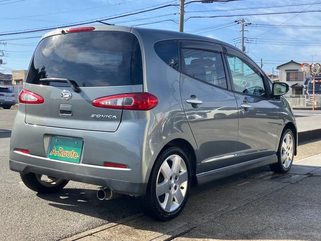 ソニカ ＲＳリミテッド　ターボ　社外ブーストメーター　コペン用純正アルミ　ベンチシート　スマートキー　前後ドラレコ　地デジＴＶ　社外メモリーナビ　純正ＭＯＭＯステアリング　ＨＩＤ　フォグ　オートエアコン　ステアリングリモコン（11枚目）