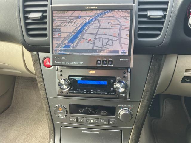 レガシィＢ４ ３．０Ｒ　水平対向６気筒　タイミングチェーン　ベージュ本革　純正ビルシュタインダンパー　クルコン　純正ＭＯＭＯステアリング　社外ＨＤＤナビ　ＣＤ／ＤＶＤ再生　Ｍサーバー　シートヒーター　ＨＩＤ　純正１７アルミ（18枚目）