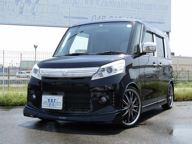 スズキ スペーシアカスタム ｔｓ ｍ ｚｓｐｅｅｄエアロ 車高調 １７インチａｗ ｓｄナビ地デジｔｖ バックカメラ 両側自動ドア 65 0万円 平成25年 13年 埼玉県 中古車 価格 Com