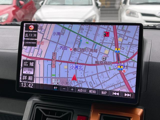 タフト Gターボ ガラスルーフ/10型フローティングナビ/スマアシ/メッキパック/衝突軽減/車線逸脱防止/CD/DVD/BR/TV/BT/SD/Bカメラ/ソナー/LED/ATハイビーム/レーダークルーズ/シートヒーター(15枚目)