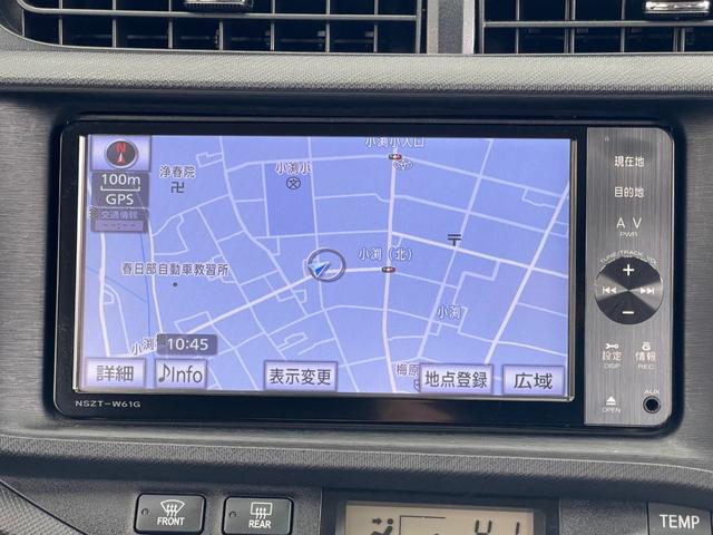 アクア G 純正ナビ/バックカメラ/ETC/スマートキー/LEDヘッドランプ/シートヒーター/BT/フルセグTV/スマートエントリーPKG/LEDヘッドランプPKG/アドバンストディスプレイPKG/純正15AW(3枚目)