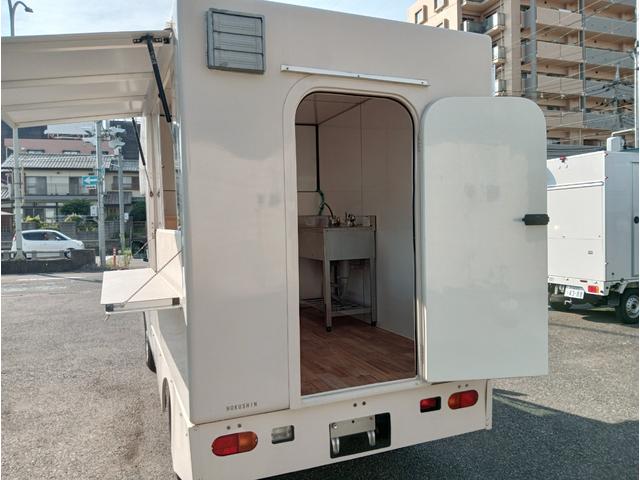 ボンゴトラック 　キッチンカー８ナンバー　加工車新規登録　　冷蔵庫　シンクセット　換気扇　　照明　コンセント　外部電源　　ナビ　ＴＶ　バックカメラ　ドラレコ（23枚目）
