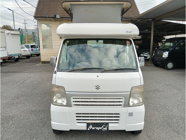 キャリイトラック 　ＡＺ－ＭＡＸ製　Ｋ－ａｉ　軽８ナンバーキャンピング車登録　４ＷＤ　ポップアップルーフ　ベット　シンク　給排水タンク　ルームランプ　テーブル　サブバッテリー　走行充電　外部電源　ポータブルナビ　ＥＴＣ（31枚目）