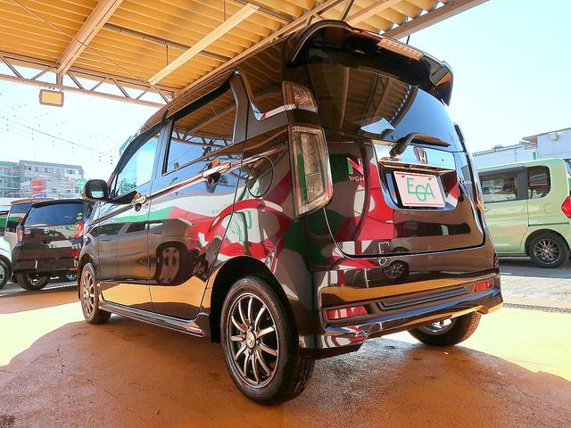 G・Aパッケージ 修復歴なし 禁煙車 社外SDナビ 自動衝突被害軽減ブレーキ フルセグ Bluetooth 後カメラ クルコン スマートキー プッシュスタート HID フォグ ETC 純フルエアロ&14AW ステアSW(9枚目)