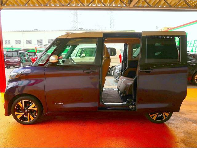 ルークス ハイウェイスター　Ｇターボプロパイロットエディション　修復歴なし　禁煙車　純正９インチナビ　ＣＤ／ＤＶＤ／ＡＵＸ／ＵＳＢ／Ｂｌｕｅｔｏｏｔｈ再生　フルセグＴＶ　衝突軽減ブレーキ　クルコン　両自動ドア　スマートキー　ビルトインＥＴＣ　ハーフレザー　ＬＥＤ（8枚目）