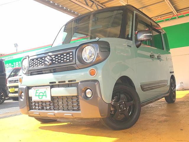 スペーシアギア ハイブリッドXZ 修復歴無し 社外メモリナビ フルセグTV DVD/Bluetooth再生 マルチビューモニタ スマートキー 両自動ドア 衝突軽減ブレーキ ビルトインETC ルーフレール LED クルコン シートヒータ(32枚目)