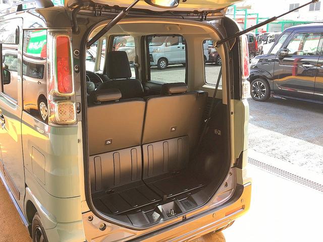 スペーシアギア ハイブリッドXZ 修復歴無し 社外メモリナビ フルセグTV DVD/Bluetooth再生 マルチビューモニタ スマートキー 両自動ドア 衝突軽減ブレーキ ビルトインETC ルーフレール LED クルコン シートヒータ(34枚目)