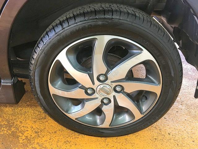 ルークス ハイウェイスター 修復歴無し 社外HDDナビ フルセグTV CD/DVD/Bluetooth再生 プッシュスタート インテリキー 自動ドア オートエアコン HID フォグ 純正フルエアロ&14AW(20枚目)