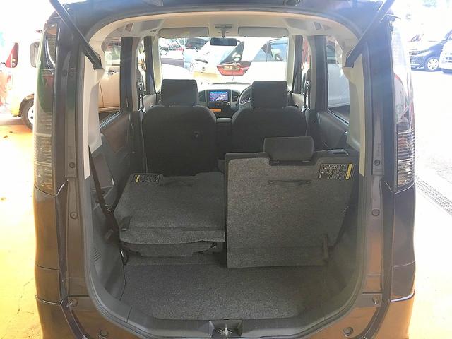 ルークス ハイウェイスター 修復歴無し 社外HDDナビ フルセグTV CD/DVD/Bluetooth再生 プッシュスタート インテリキー 自動ドア オートエアコン HID フォグ 純正フルエアロ&14AW(32枚目)