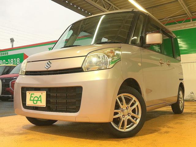 スペーシア X 修復歴なし 純正SDナビ USB/AUX/Bluetooth再生 地デジTV ステアSW バックカメラ スマートキー 自動ドア i-stop オートエアコン 社外14AW(30枚目)