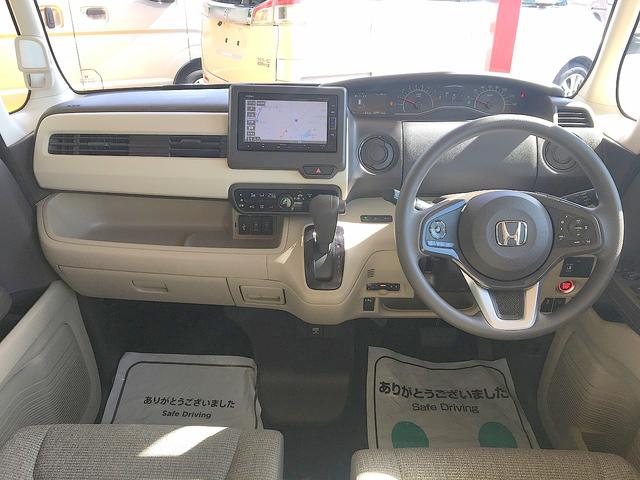 N-BOX G・EXホンダセンシング 修復歴無し ワンオーナー 純正メモリーナビ フルセグTV Bluetooth再生 バックモニター ビルトインETC スマートキー 自動ドア 衝突軽減ブレーキ クルコン コーナーセンサー LED(39枚目)