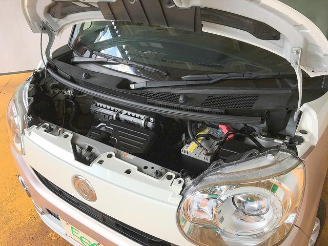 ムーヴキャンバス Gメイクアップ SAIII 修復歴無し 禁煙車 社外SDナビ フルセグTV DVD/Bluetooth再生 全方位カメラ スマートキー 両動ドア 衝突軽減ブレーキ オートエアコン シートヒーター i-stop LED フォグ(10枚目)