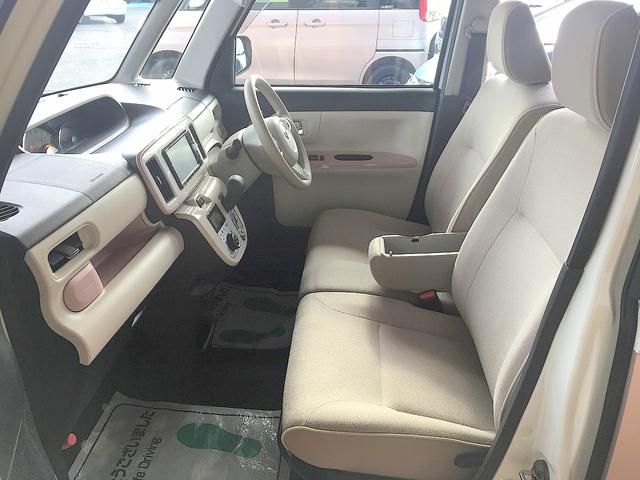 ムーヴキャンバス Gメイクアップ SAIII 修復歴無し 禁煙車 社外SDナビ フルセグTV DVD/Bluetooth再生 全方位カメラ スマートキー 両動ドア 衝突軽減ブレーキ オートエアコン シートヒーター i-stop LED フォグ(14枚目)