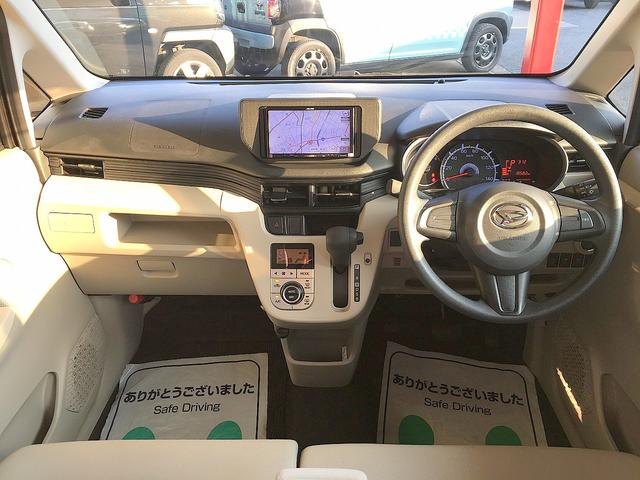 ムーヴ Ｘ　ＳＡ　修復歴なし　社外メモリナビ　地デジＴＶ　バックカメラ　スマートキー　衝突軽減ブレーキ　ＥＴＣ　ｉ－ｓｔｏｐ　オートエアコン　純正１４ＡＷ　電格ミラー（33枚目）