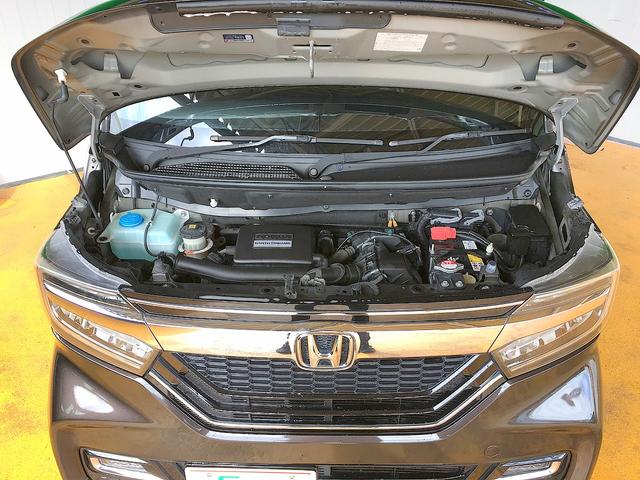 N-BOXカスタム G・Lホンダセンシング 修復歴無し 純正メモリナビ フルセグTV DVD/Bluetooth再生 バックカメラ スマートキー 両自動ドア 衝突軽減ブレーキ ビルトインETC LED フォグ 純正フルエアロ&14AW(26枚目)