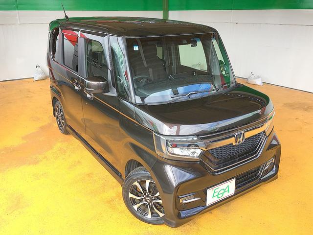 N-BOXカスタム G・Lホンダセンシング 修復歴無し 純正メモリナビ フルセグTV DVD/Bluetooth再生 バックカメラ スマートキー 両自動ドア 衝突軽減ブレーキ ビルトインETC LED フォグ 純正フルエアロ&14AW(27枚目)