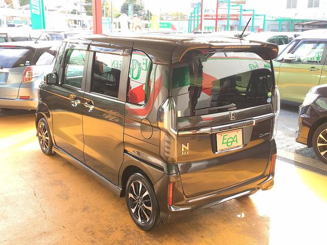 N-BOXカスタム G・Lホンダセンシング 修復歴無し 純正メモリナビ フルセグTV DVD/Bluetooth再生 バックカメラ スマートキー 両自動ドア 衝突軽減ブレーキ ビルトインETC LED フォグ 純正フルエアロ&14AW(30枚目)