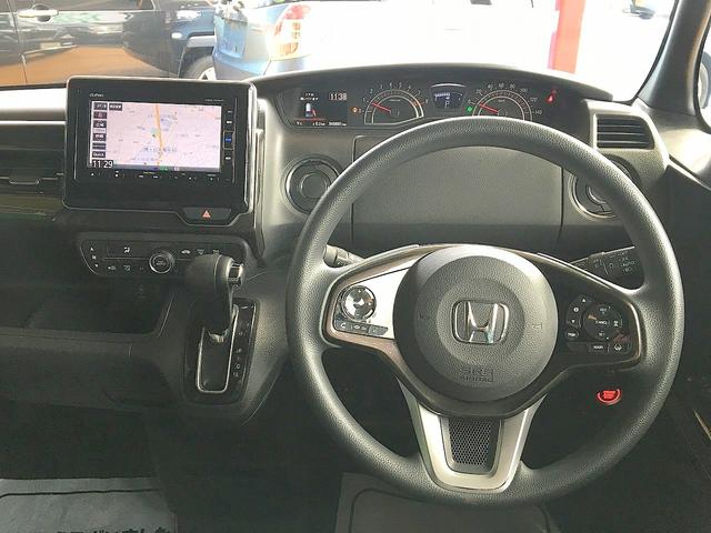 N-BOXカスタム G・Lホンダセンシング 修復歴無し 純正メモリナビ フルセグTV DVD/Bluetooth再生 バックカメラ スマートキー 両自動ドア 衝突軽減ブレーキ ビルトインETC LED フォグ 純正フルエアロ&14AW(40枚目)