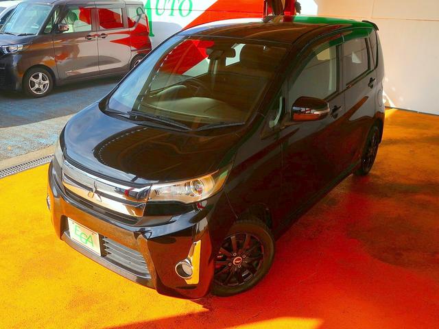 ｅＫカスタム Ｔ　ｅ－アシスト　修復歴無し　ターボ　社外ＳＤナビ　スマートキー　衝突軽減ブレーキ　横滑り防止　純正フルエアロ　ＨＩＤ　フォグ（26枚目）