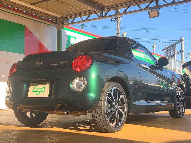 コペン セロ 修復歴無し 禁煙車 純正メモリーナビ フルセグTV Bluetooth再生 バックモニター プッシュスタート スマートキー オープントップ シートヒーター LEDヘッドライト フォグライト(7枚目)