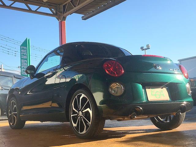 コペン セロ 修復歴無し 禁煙車 純正メモリーナビ フルセグTV Bluetooth再生 バックモニター プッシュスタート スマートキー オープントップ シートヒーター LEDヘッドライト フォグライト(8枚目)