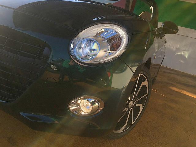 コペン セロ 修復歴無し 禁煙車 純正メモリーナビ フルセグTV Bluetooth再生 バックモニター プッシュスタート スマートキー オープントップ シートヒーター LEDヘッドライト フォグライト(17枚目)