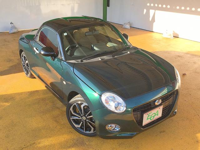 コペン セロ 修復歴無し 禁煙車 純正メモリーナビ フルセグTV Bluetooth再生 バックモニター プッシュスタート スマートキー オープントップ シートヒーター LEDヘッドライト フォグライト(22枚目)