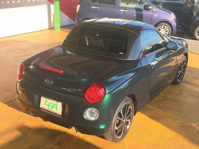 コペン セロ 修復歴無し 禁煙車 純正メモリーナビ フルセグTV Bluetooth再生 バックモニター プッシュスタート スマートキー オープントップ シートヒーター LEDヘッドライト フォグライト(24枚目)