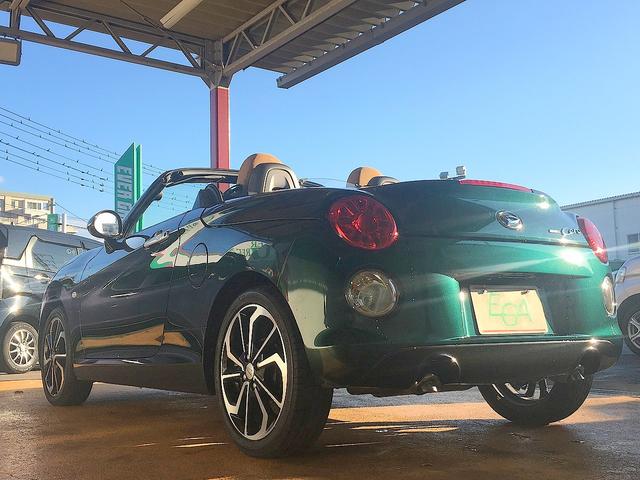 コペン セロ 修復歴無し 禁煙車 純正メモリーナビ フルセグTV Bluetooth再生 バックモニター プッシュスタート スマートキー オープントップ シートヒーター LEDヘッドライト フォグライト(36枚目)