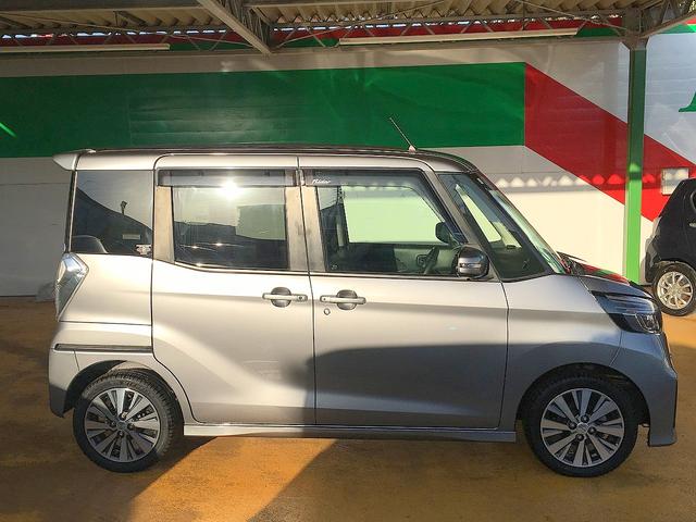 デイズルークス ライダー　修復歴無し　禁煙車　純正ＳＤナビ　フルセグＴＶ　ＤＶＤ／Ｂｌｕｅｔｏｏｔｈ再生　アラウンドビューモニタ　両自動ドア　衝突軽減ブレーキ　インテリキー　ＥＴＣ　シートヒーター　クルコン　ＬＥＤ（6枚目）