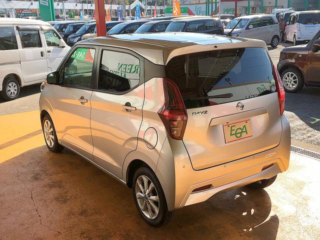 デイズ X 修復歴無し 純正SDナビ CD/DVD/Bluetooth再生 フルセグTV ステアSW アラウンドビューモニタ 衝突軽減ブレーキ インテリキー ETC i-stop 純正14AW(28枚目)