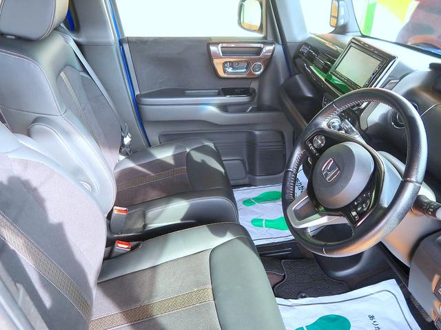 Ｎ－ＢＯＸカスタム Ｇ・ＥＸターボホンダセンシング　修復歴なし　禁煙車　純正メモリナビ　ＣＤ／ＤＶＤ／Ｂｌｕｅｔｏｏｔｈ再生　フルセグＴＶ　ステアＳＷ　バックカメラ　両自動ドア　衝突軽減ブレーキ　スマートキー　　ビルトインＥＴＣ　パドルシフト　ＬＥＤ（13枚目）