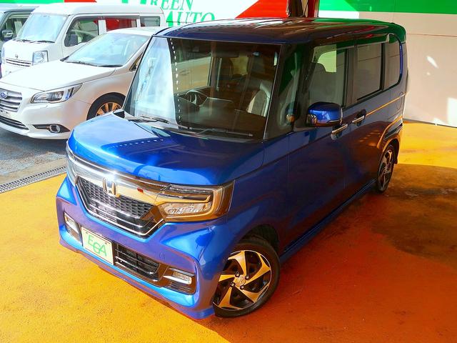 Ｎ－ＢＯＸカスタム Ｇ・ＥＸターボホンダセンシング　修復歴なし　禁煙車　純正メモリナビ　ＣＤ／ＤＶＤ／Ｂｌｕｅｔｏｏｔｈ再生　フルセグＴＶ　ステアＳＷ　バックカメラ　両自動ドア　衝突軽減ブレーキ　スマートキー　　ビルトインＥＴＣ　パドルシフト　ＬＥＤ（35枚目）
