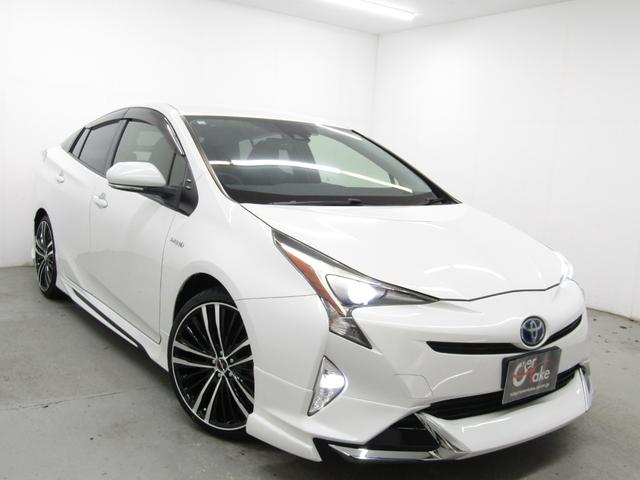 プリウス Ｓ　セーフティセンスＰＫＧ　新品フルエアロ　新品１９インチＡＷ　新品タイヤ　ナビＢカメラ　ブルートゥース　レーダークルーズＣ　プリクラッシュセーフティシステム　レーンキープアシスト　オートハイビーム（37枚目）