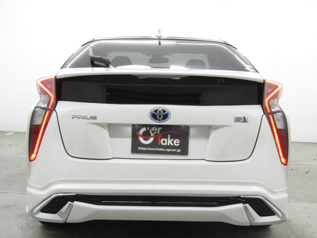 プリウス Ｓ　セーフティセンスＰＫＧ　新品フルエアロ　新品１９インチＡＷ　新品タイヤ　ナビＢカメラ　ブルートゥース　レーダークルーズＣ　プリクラッシュセーフティシステム　レーンキープアシスト　オートハイビーム（40枚目）